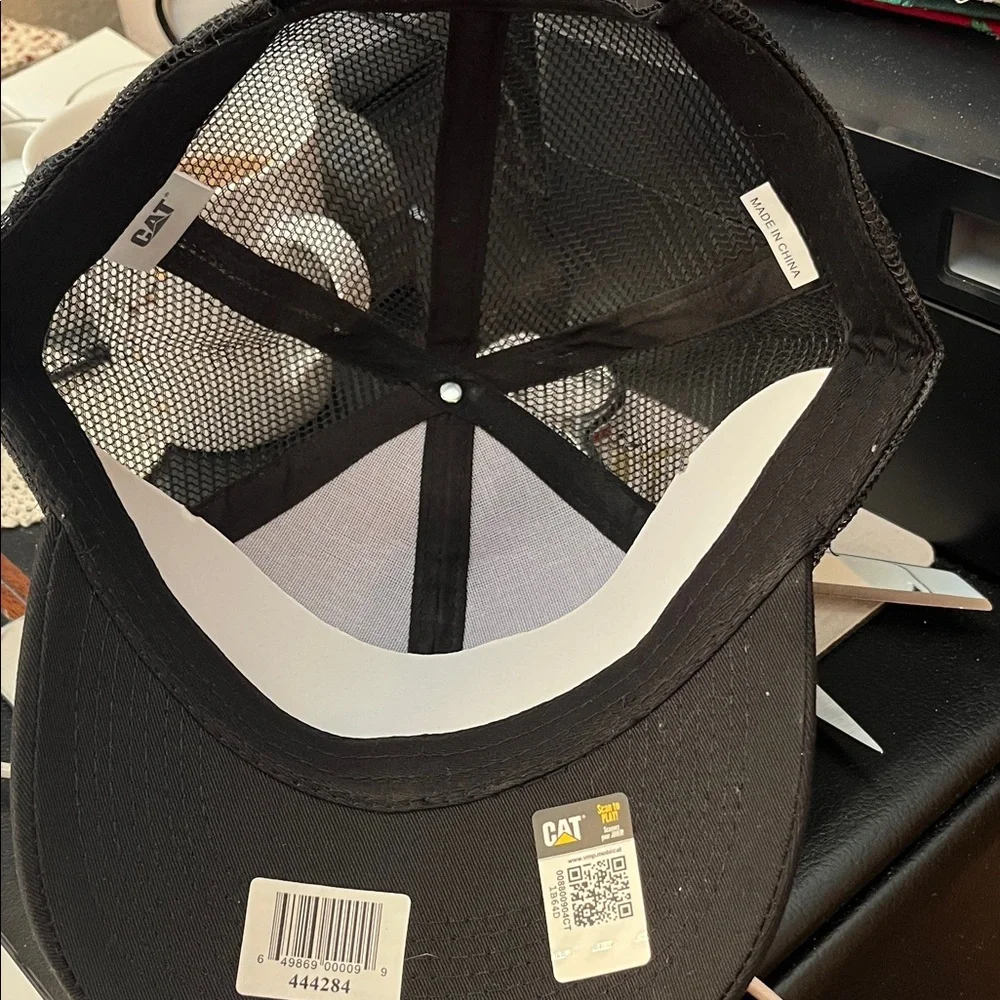 CAT Black Trucker Hat